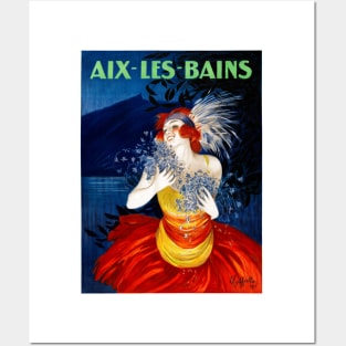 Vintage Travel Poster France Aix les Bains Posters and Art